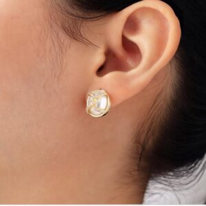 topo redondo de perla