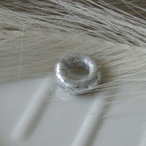 ear cuff  ajustable colores plata con brillo