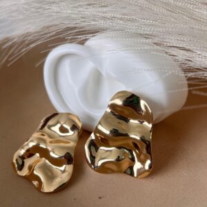Aretes figura con textura