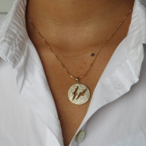 collar de rayos con brillo