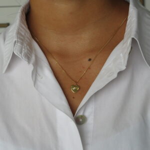 collar de corazon de love