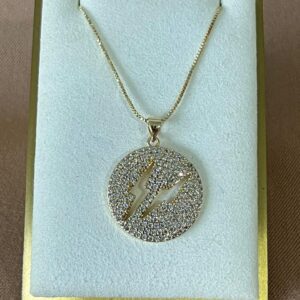collar de rayos con brillo
