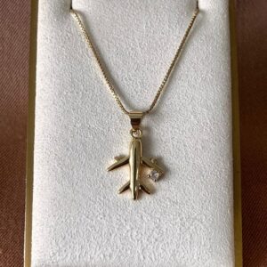 collar de avión con zircón de brillo (copia)