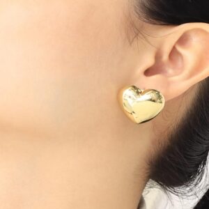 topos de corazon dorados