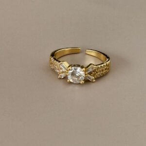 Anillo ajustable con piedras