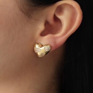 topo de corazón con brillos