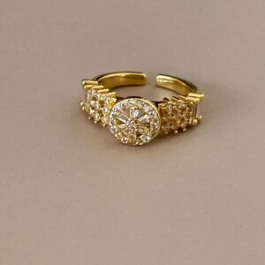 Anillo ajustable con piedras