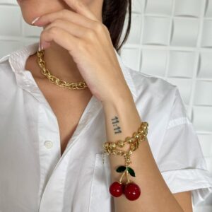 Pulsera de balín de cadena militar