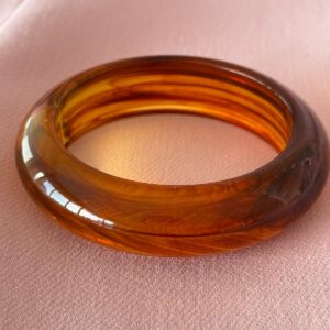 Brazalete de acrílico chocolate