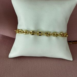 Pulsera de eslabones, dorado